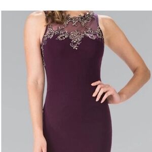 Elizabeth K GL2204 Stunning Embroidered Dress